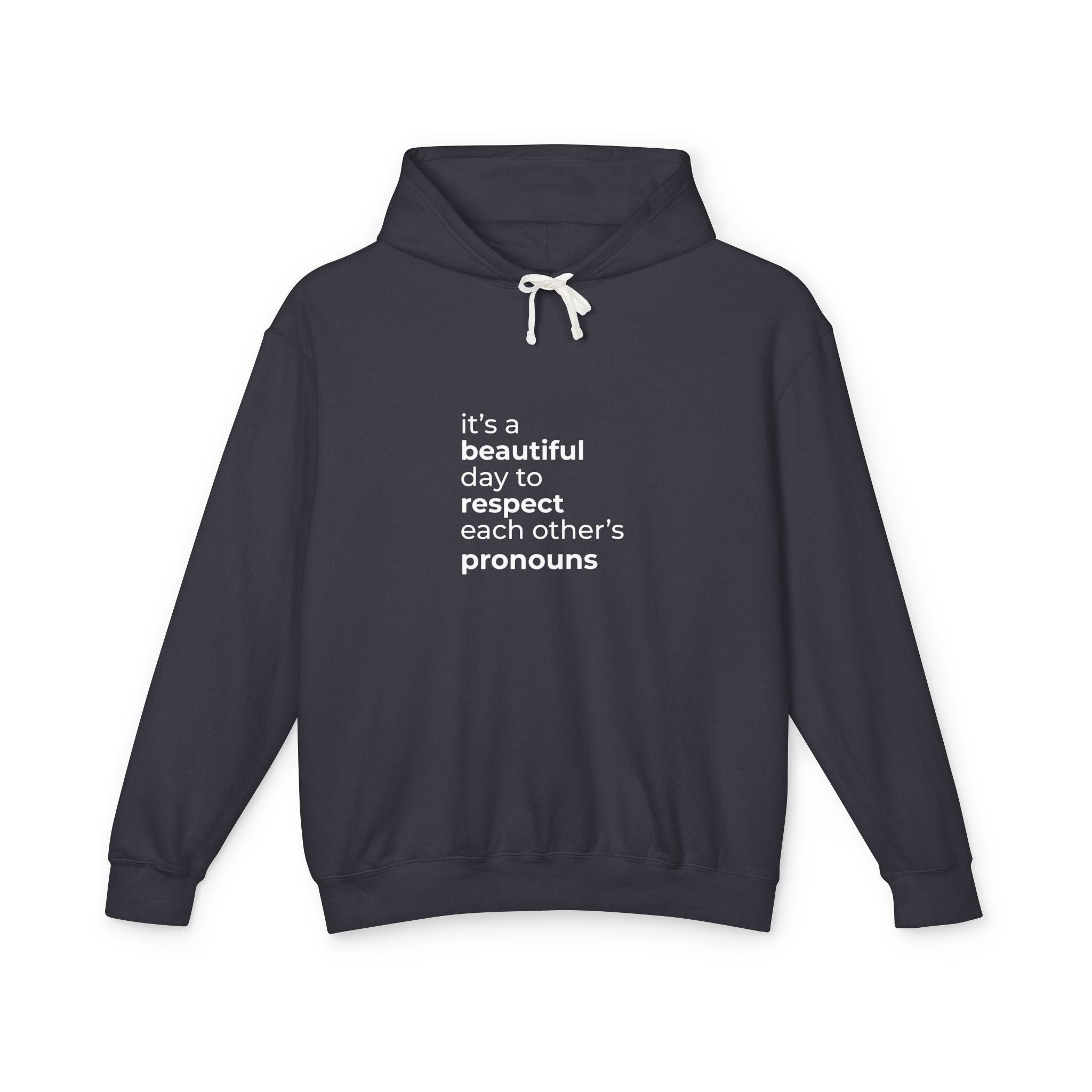 STILL VALID™ Special Edition — Respect Pronouns Black Hoodie