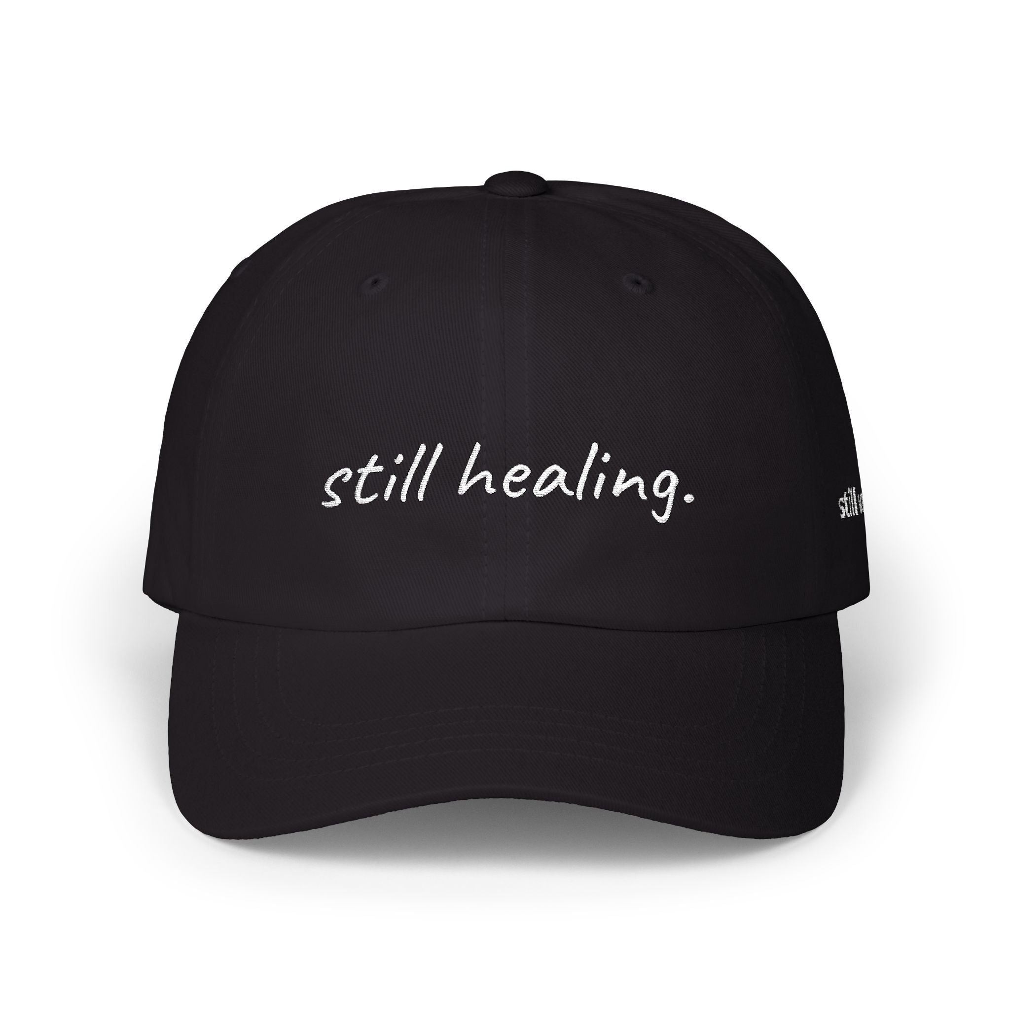 STILL VALID™ Still Healing Cap — Embroidered Vintage Baseball Hat